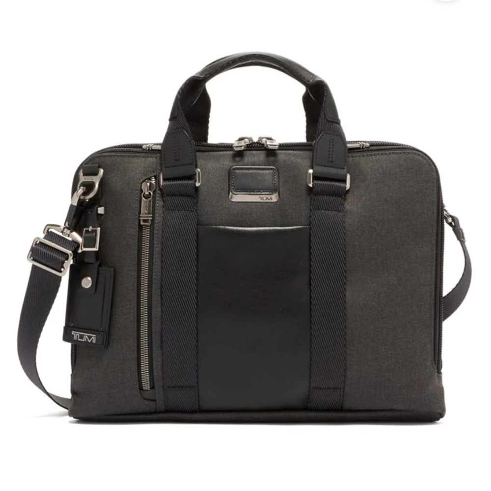 - Tumi Alpha Bravo Aviano Slim Brief black (mint - never used condition)